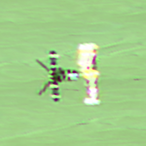 Satellite ERS-1 ripreso in orbita da SPOT4